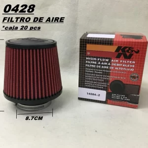 Filtro Cónico 4" K&N Corto - Valencia Shop | Performance Tuning - Repuestos a pedido | Coquimbo - La Serena | Envíos a Todo Chile