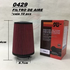 Filtro Cónico Tipo K&N Largo - Valencia Shop | Performance Tuning - Repuestos a pedido | Coquimbo - La Serena | Envíos a Todo Chile