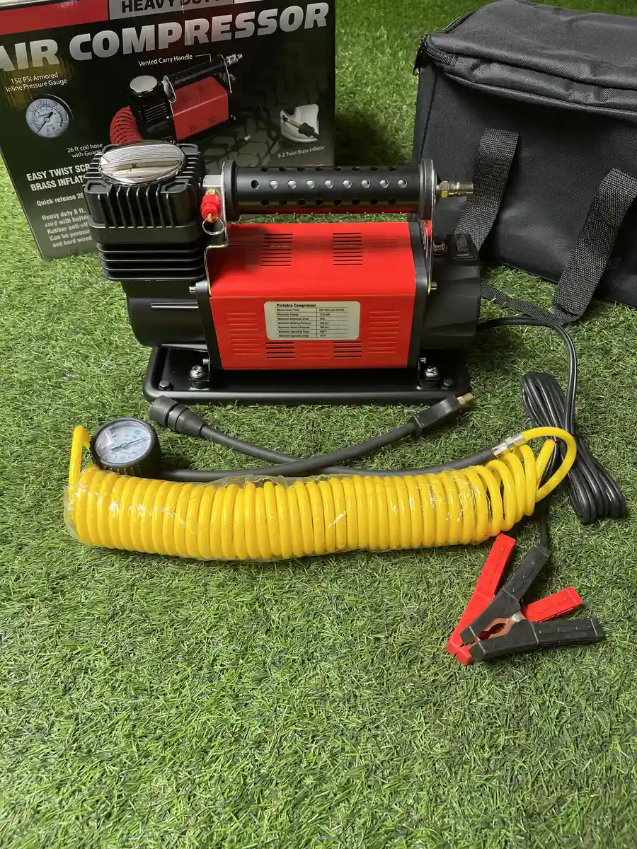 Compresor 160 LPM Heavy Duty - Vista 5 - Valencia Shop | Accesorios Overland/4x4 - Repuestos a pedido | Coquimbo - La Serena | Envíos a Todo Chile